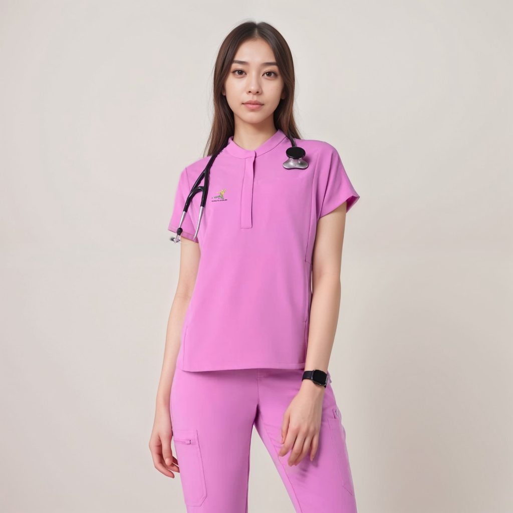 Fashion Women's medical Scrub Tops SS016T