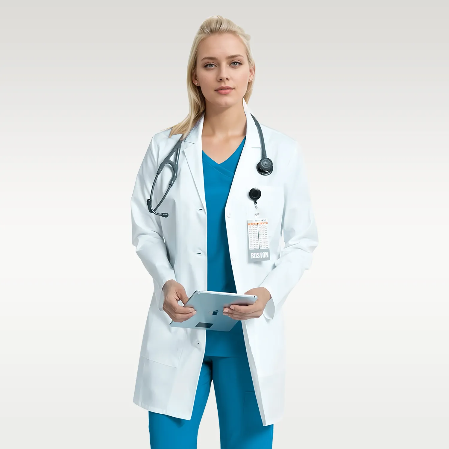 Women's Button white Coats BDG003