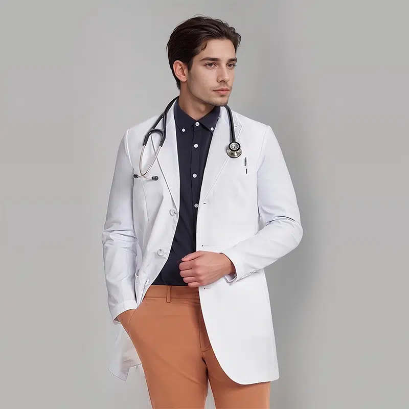 Men's Simple and Stylish white Coats BDG008