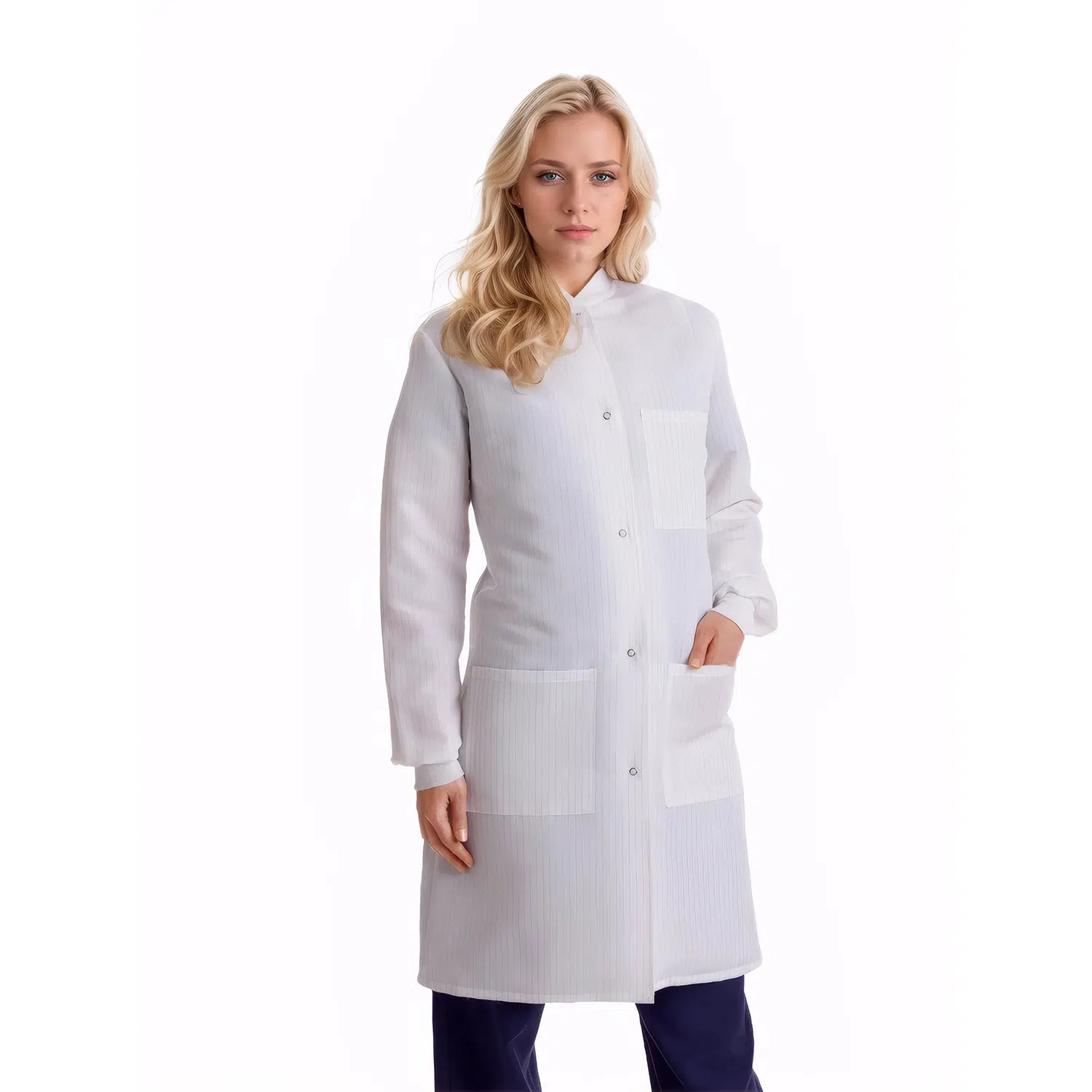 Women’s Anti-Static Lab Coat for Electronics