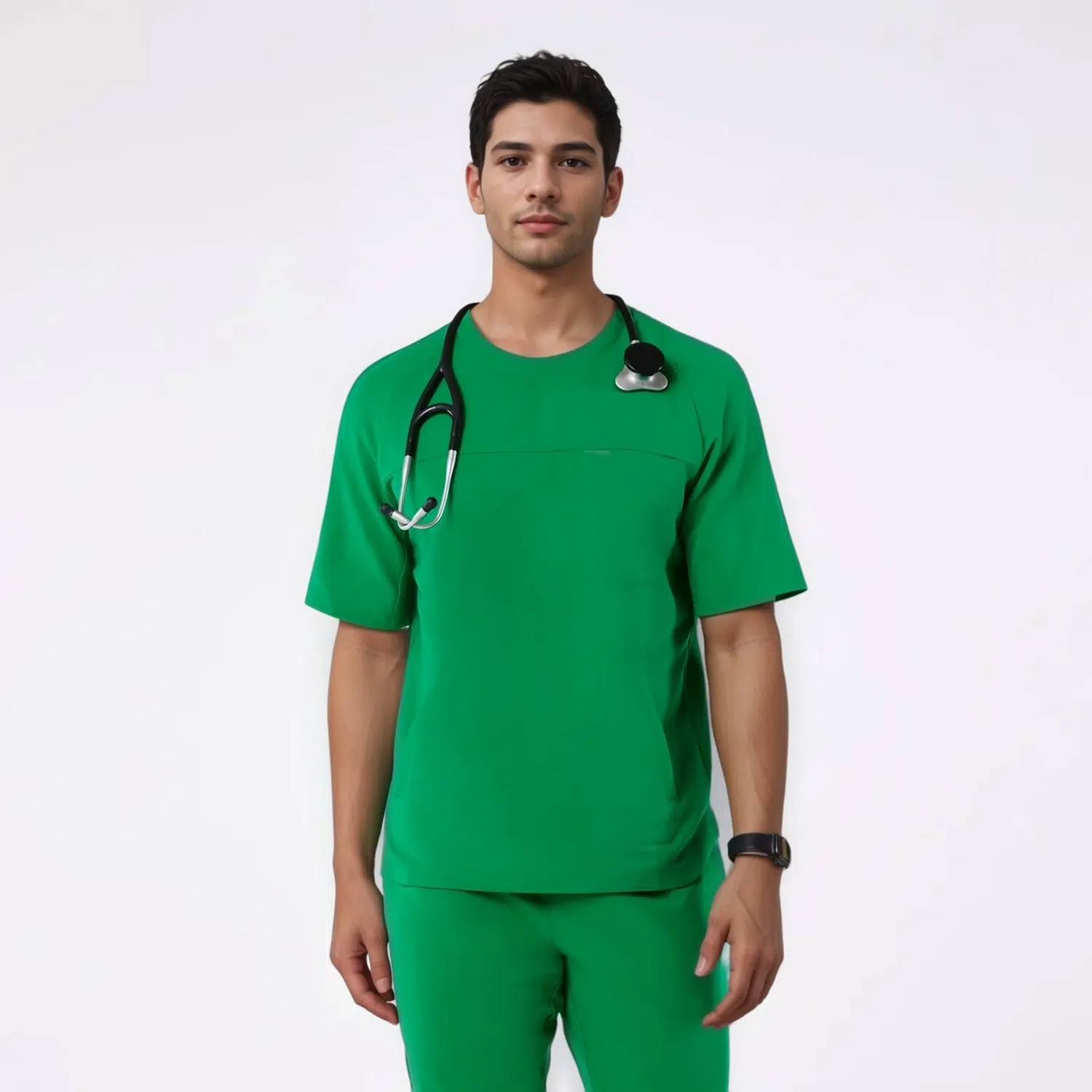 Fashion round neck surgical gown top SSM04T