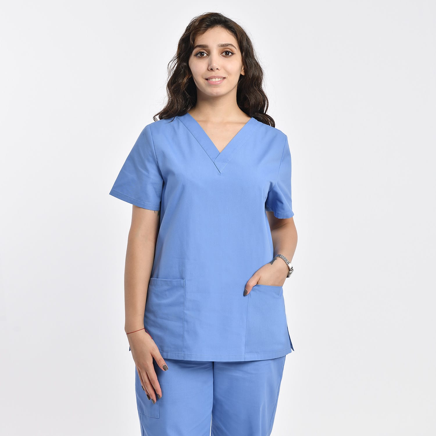 Women’s 2 Pocket V-Neck Warm-Up Top 328