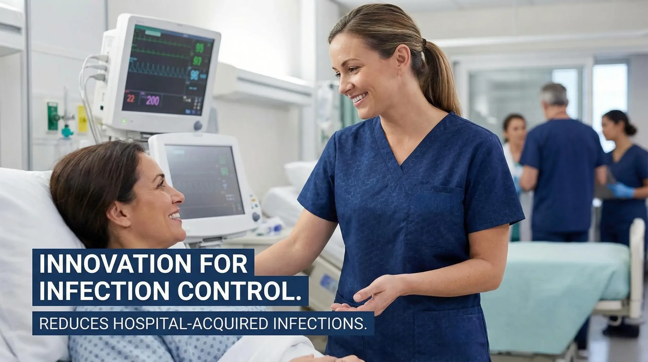 Antimicrobial Fabrics in Medical Apparel Healthcare Professional Wearing Antimicrobial Fabric Scrubs