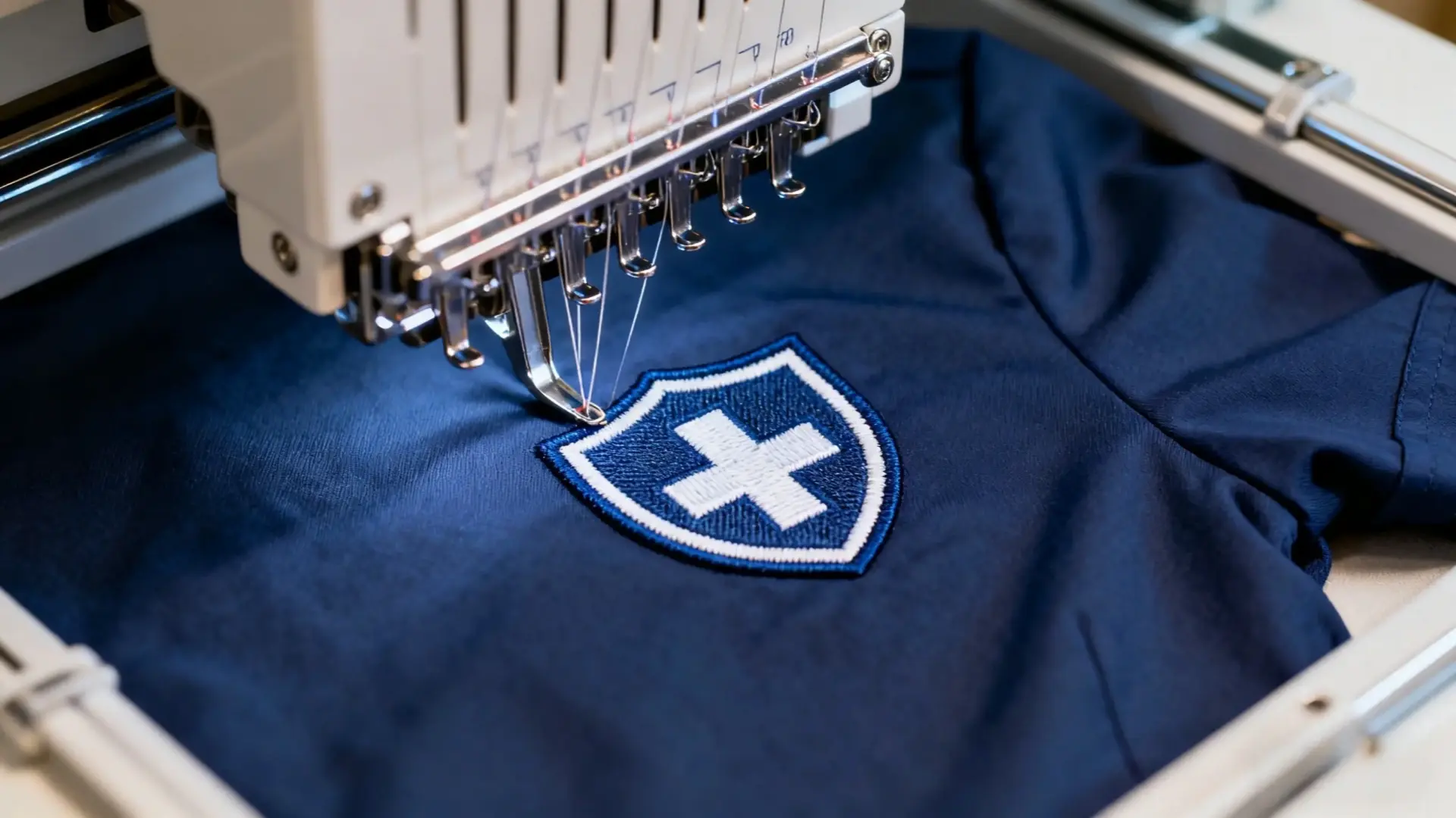 Embroidery service Advantages of Medical Scrub Customization