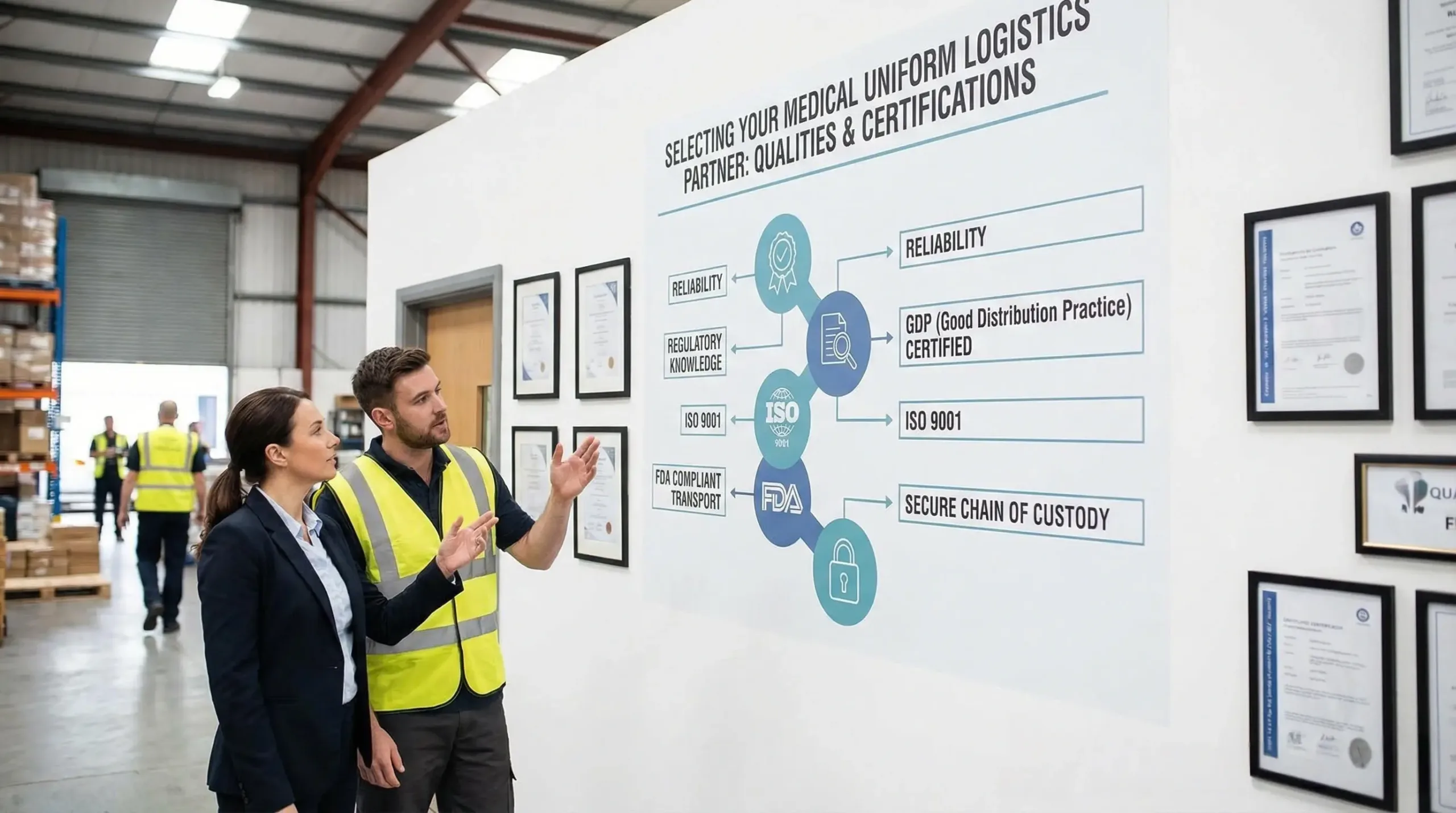 Logistics Partner for Medical Uniforms Logistics partner for medical uniform shipping