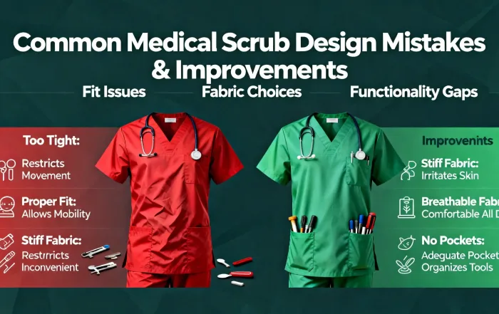 common medical scrubs design mistakes