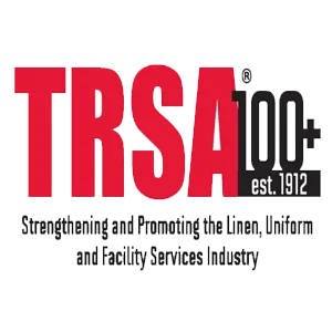 certification-trsa TRSA member badge for the textile rental and uniform services industry