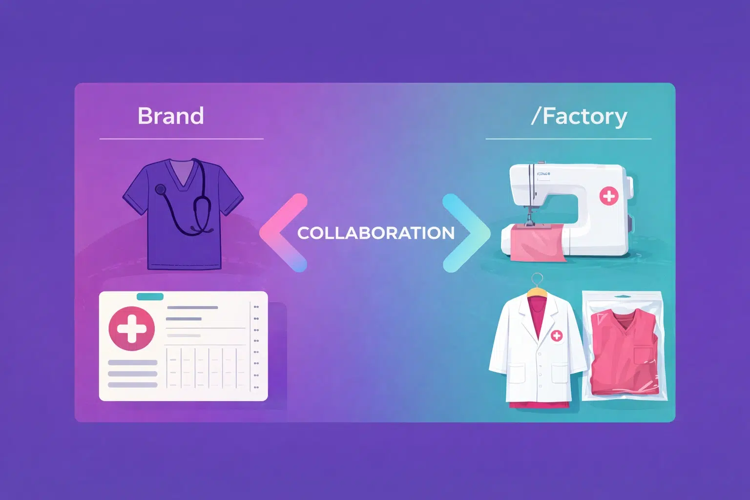 Medical Uniform Brand-Factory Collaboration