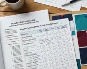 RFQ template and scoring sheet for scrub manufacturer evaluation.